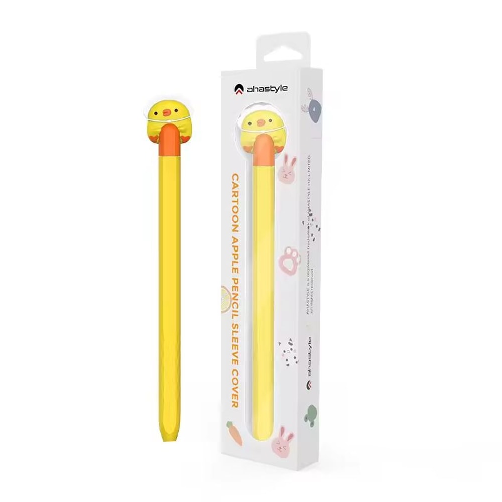 Cute Cartoon Apple Pencil 2 Silicone Sleeve Case With AntiSlip Grip 1