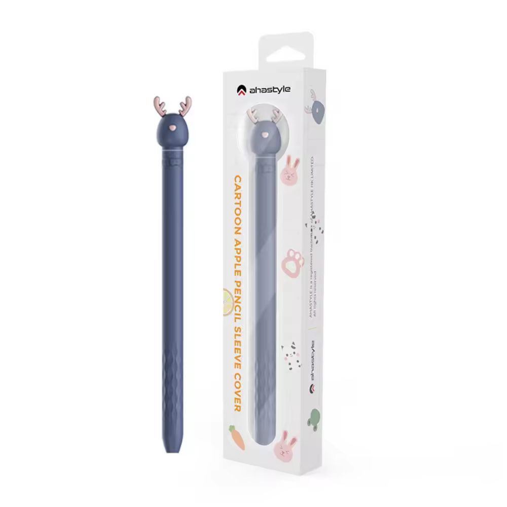 Cute Cartoon Apple Pencil 2 Silicone Sleeve Case With AntiSlip Grip 4