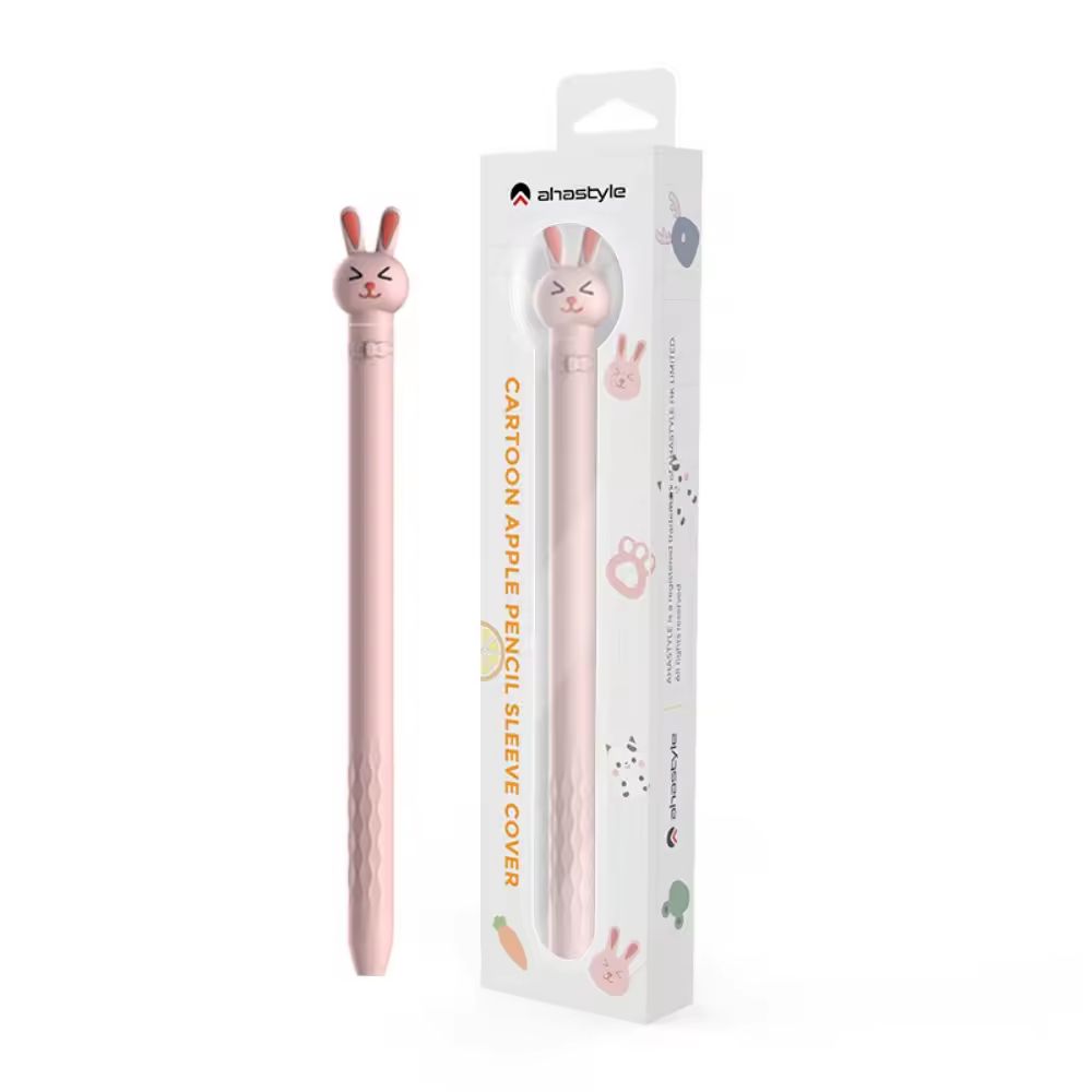 Cute Cartoon Apple Pencil 2 Silicone Sleeve Case With AntiSlip Grip 6