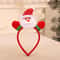 Pet Christmas Headband With Bouncy Reindeer Antlers Or Snowman Adjustable Holiday Hair Band 4