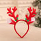 Pet Christmas Headband With Bouncy Reindeer Antlers Or Snowman Adjustable Holiday Hair Band 7