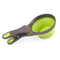 Collapsible Pet Food Scoop With Clip Dog Food Measuring Cup Travel Water Spoon 2