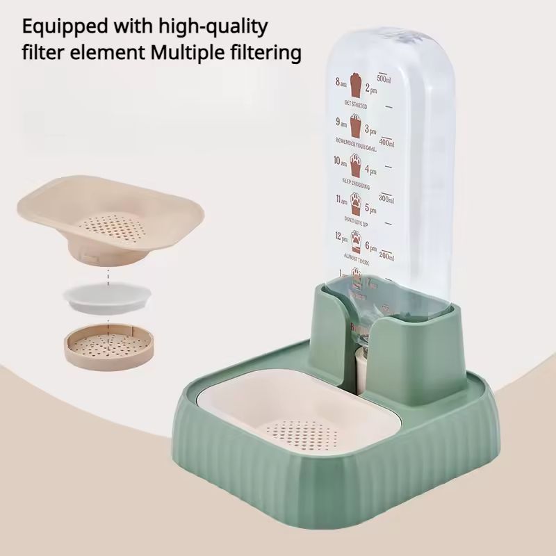 Automatic Cat Water Fountain With Filter Detachable Cat Water Fountain For Cats Dogs Large Capacit 2