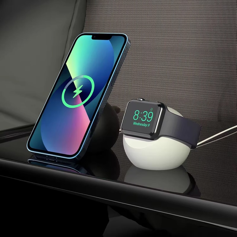 Desk Ball Silicone Apple Watch Charging Stand With Magnetic IWatch Charging Dock Holder 1