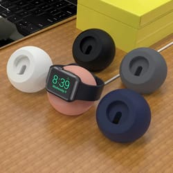 desk ball silicone apple watch charging stand with magnetic iwatch charging dock holder