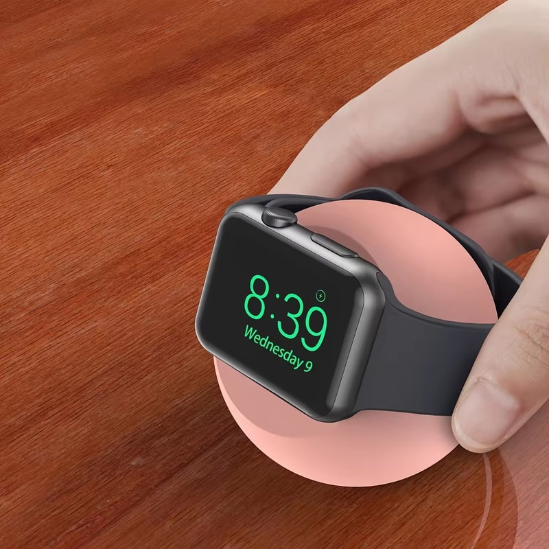 Desk Ball Silicone Apple Watch Charging Stand With Magnetic IWatch Charging Dock Holder 4