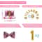 Reusable Pet Birthday Crown Bow Tie Set Adjustable Dog Birthday Hat For SmallMedium Pets 3