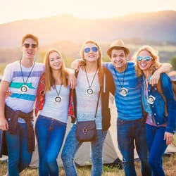 multifunction tactical compass survival tool with led, mirror & whistle