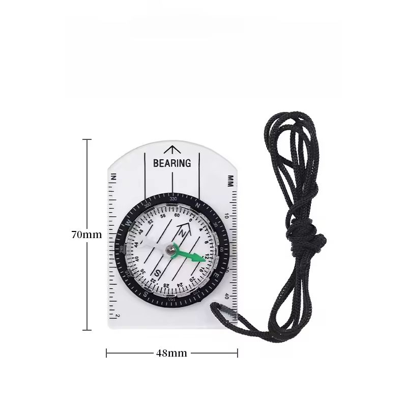 Multifunction Tactical Compass Survival Tool With LED Mirror Whistle 3