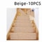 10Pack Non Slip Stair Treads 76x21 Cm Soft Washable Carpet Mats For Quieter Safer Steps 7