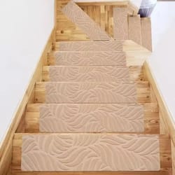 10-pack non slip stair treads (29.92 x8.27 in) soft washable carpet mats for quieter, safer steps