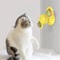Windmill Interactive Cat Toy With Suction Cup Catnip Ball Toy ToothCleaning Brush 0