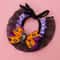 Halloween Pet Collar Bandana With Pumpkin Bow Lace Trim Bat Wings Adjustable Sizes 5