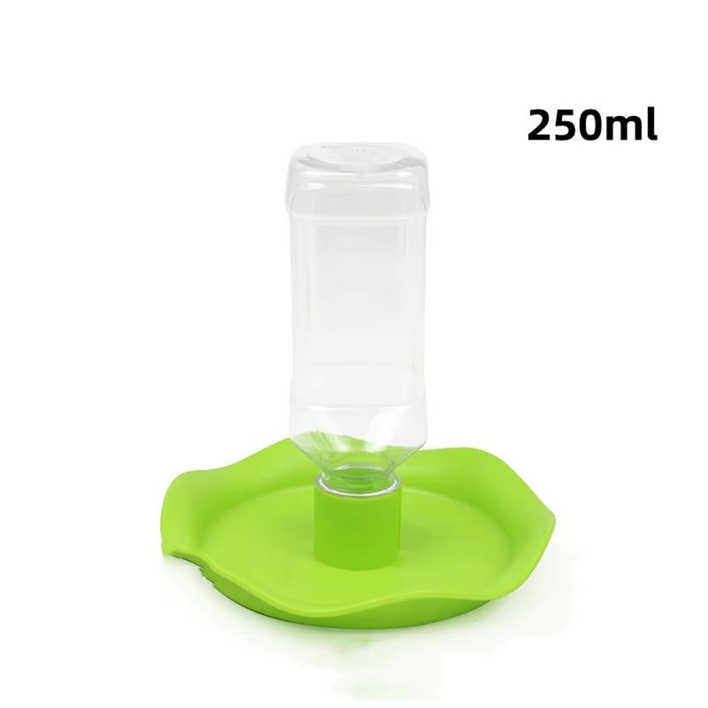 Lotus Leaf Reptile Water Dispenser With Lizard Water Bottle And Feeding Dish 5