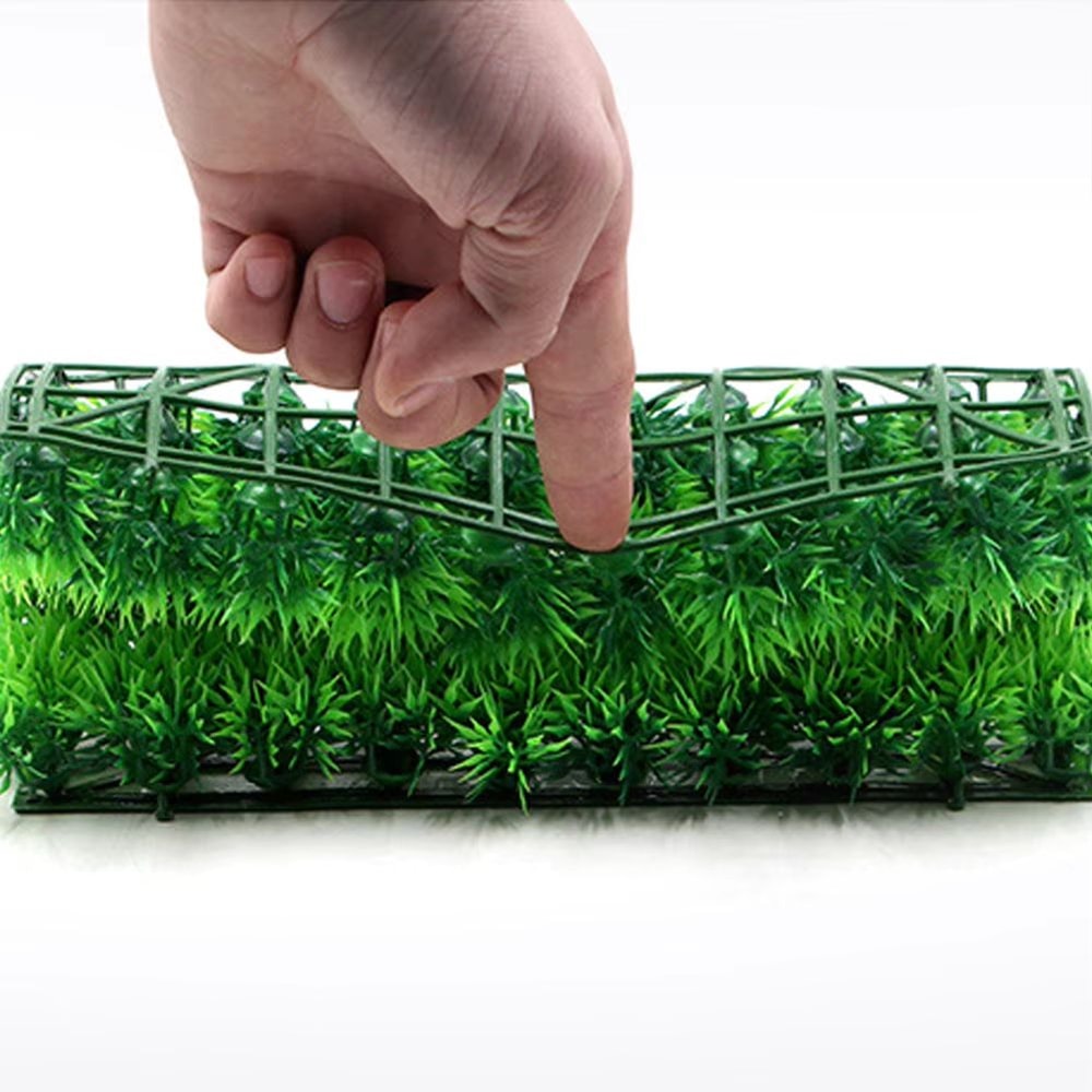 Spliceable Aquarium Grass Mat Soft Dense Fish Tank Grass Carpet Decor 3