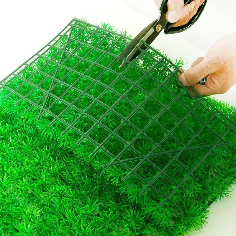 Spliceable Aquarium Grass Mat Soft Dense Fish Tank Grass Carpet Decor 5