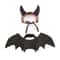 Cat Devil Costume TwoPiece Set With Bat Wings For Cats And Horn Headband 4