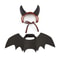 Cat Devil Costume TwoPiece Set With Bat Wings For Cats And Horn Headband 4