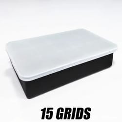 large square silicone ice cube mold tray (4/6/8/15 grid) for diy cocktail ice