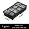 Large Square Silicone Ice Cube Mold Tray 46815 Grid For DIY Cocktail Ice 9
