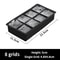 Large Square Silicone Ice Cube Mold Tray 46815 Grid For DIY Cocktail Ice 9