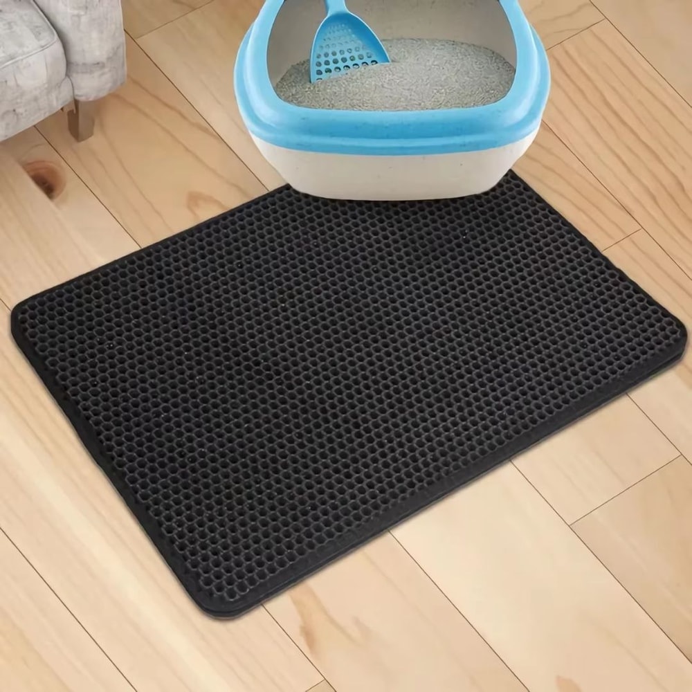 Waterproof DoubleLayer EVA Cat Litter Mat For Clean Floors 6
