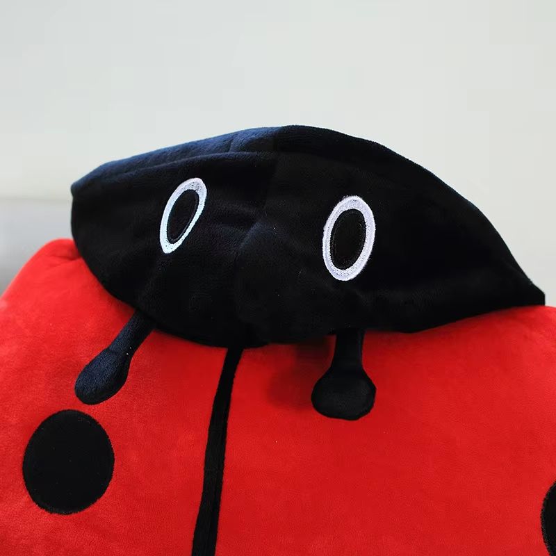 Wearable Ladybug Shell Plush Pillow 2