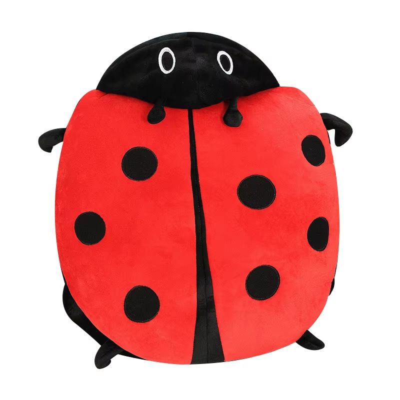 Wearable Ladybug Shell Plush Pillow 5