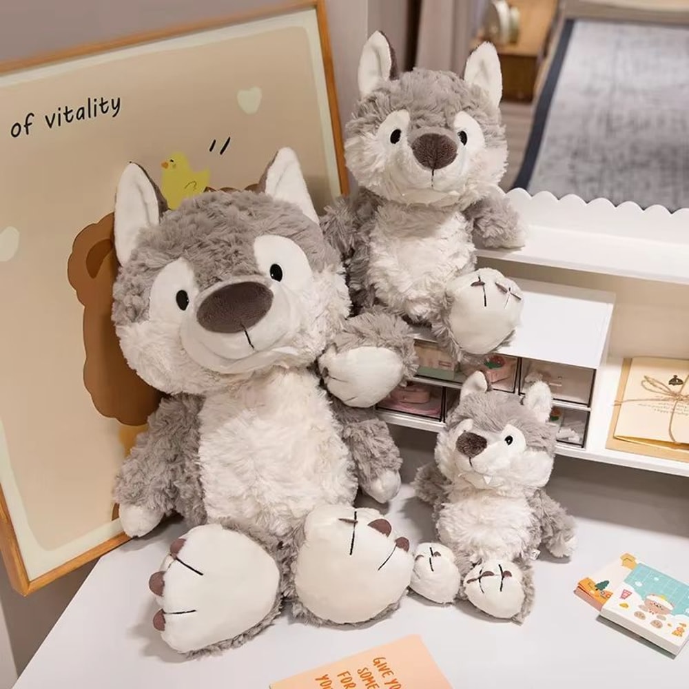 Cute Cartoon Black Gorilla Plush Toy Soft Stuffed Animal Gift For Kids 4