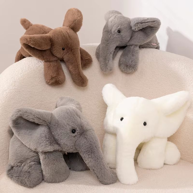 Super Soft Flappy Ears Elephant Hugging Pillow 0