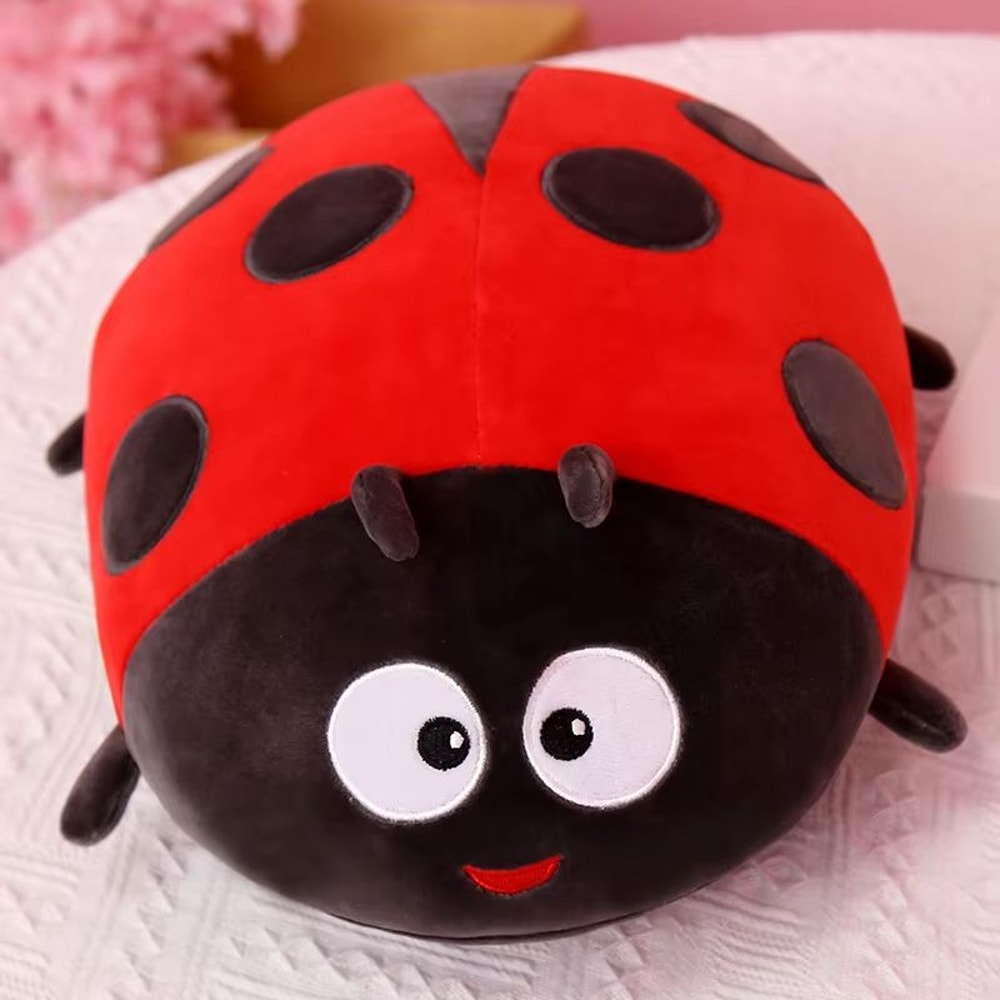 Kawaii Insect Plush Ladybug Plush Pillow And Back Cushion Plush 4