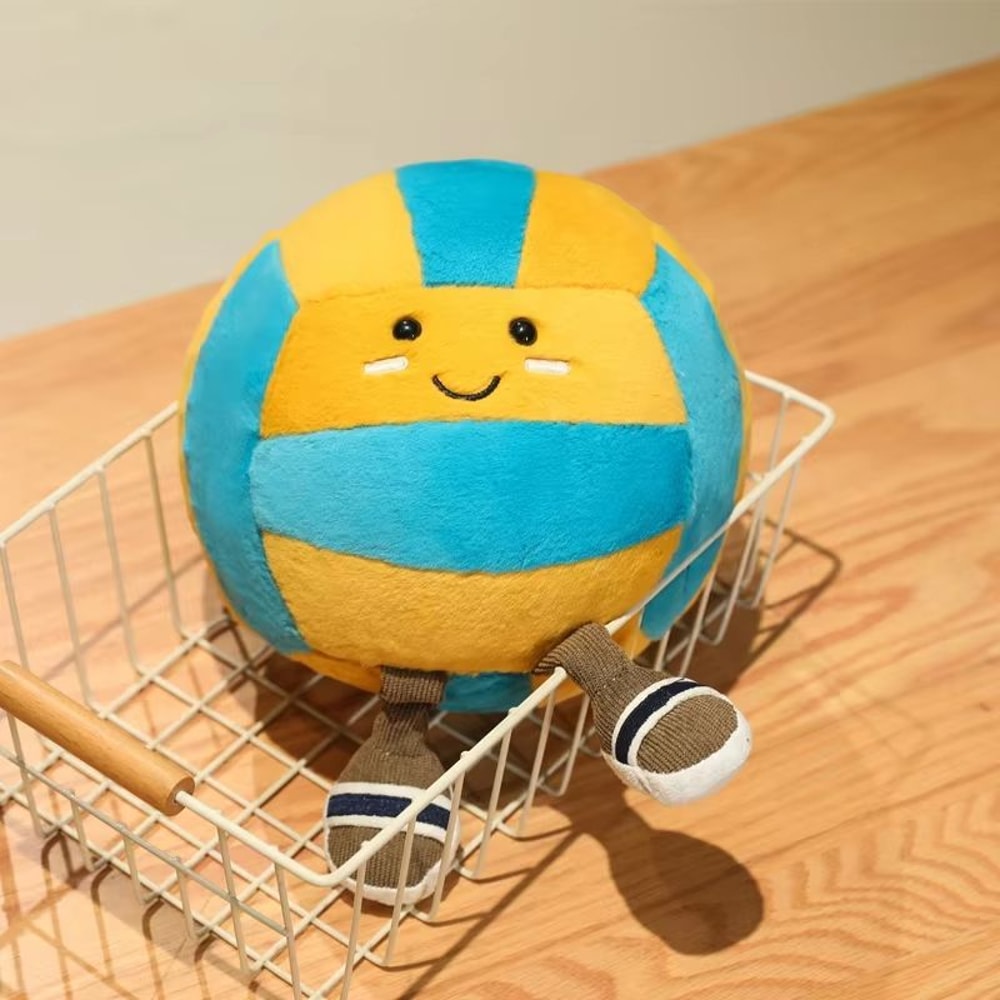 Kawaii Volleyball Plush Pillow For Cozy Decor And Play 3
