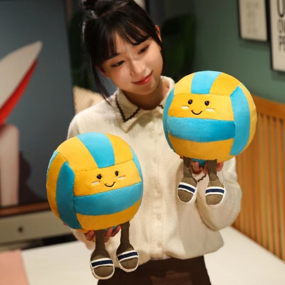 Kawaii Volleyball Plush Pillow For Cozy Decor And Play 5