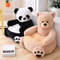 Cartoon Plush Animal Sofa Chair For Kids Soft Baby Floor Seat Teddy Bear Panda Unicorn Duck 3