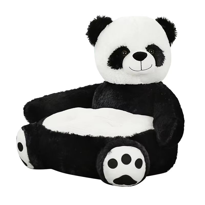 Cartoon Plush Animal Sofa Chair For Kids Soft Baby Floor Seat Teddy Bear Panda Unicorn Duck 6