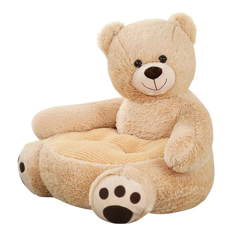 Cartoon Plush Animal Sofa Chair For Kids Soft Baby Floor Seat Teddy Bear Panda Unicorn Duck 7