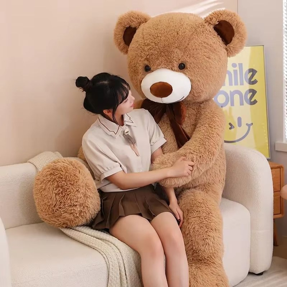 5Color Teddy Bear With Bow Teddy Bear Pillow 3