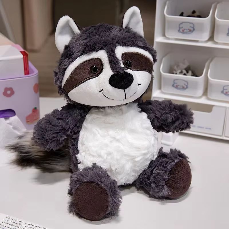 Kawaii Raccoon Fox And Sloth Plush Pillow Soft Stuffed Animal Pillow For Kids 8