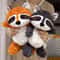 Kawaii Raccoon Fox And Sloth Plush Pillow Soft Stuffed Animal Pillow For Kids 1
