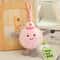 Cute Plush Tennis Ball Keychain Bag Charm Pendant 7
