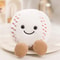 Cute Plush Tennis Ball Keychain Bag Charm Pendant 9