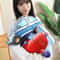 Cartoon Vehicle Plush Hug Pillow Police Car Fire Truck Excavator 1