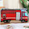 Cartoon Vehicle Plush Hug Pillow Police Car Fire Truck Excavator 7