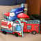 Cartoon Vehicle Plush Pillow For Kids Fire Truck Police Car Excavator 4