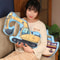 Cartoon Vehicle Plush Pillow For Kids Fire Truck Police Car Excavator 6