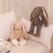 Easter Bunny Plush With Long Ears Soft Plush Rabbit For Kids And Photo Props 0