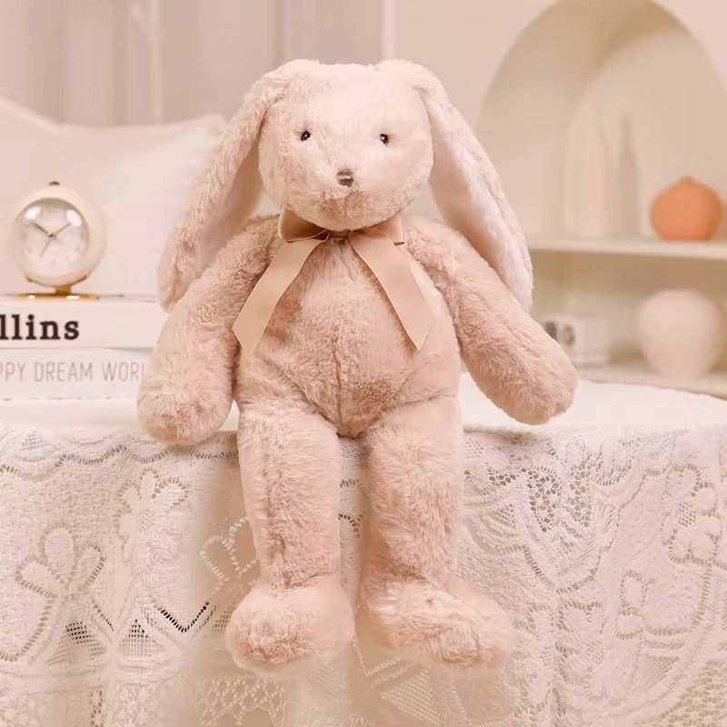 Easter Bunny Plush With Long Ears Soft Plush Rabbit For Kids And Photo Props 3