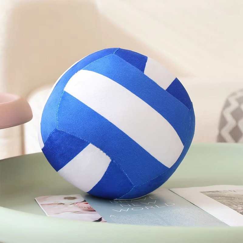 Simulation Volleyball Plush Toy Pillow Soft Sports Ball Plush For Kids 12