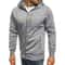 Mens Zip Up Hoodie Slim Fit Hooded Sweatshirt Casual Sports Jacket 0