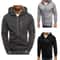 Mens Zip Up Hoodie Slim Fit Hooded Sweatshirt Casual Sports Jacket 1